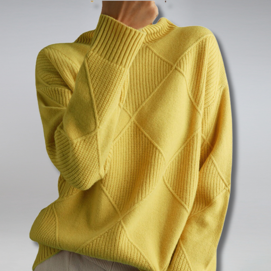 Liora Cashmere Turtleneck Sweater For Everyday Luxury Wardrobe