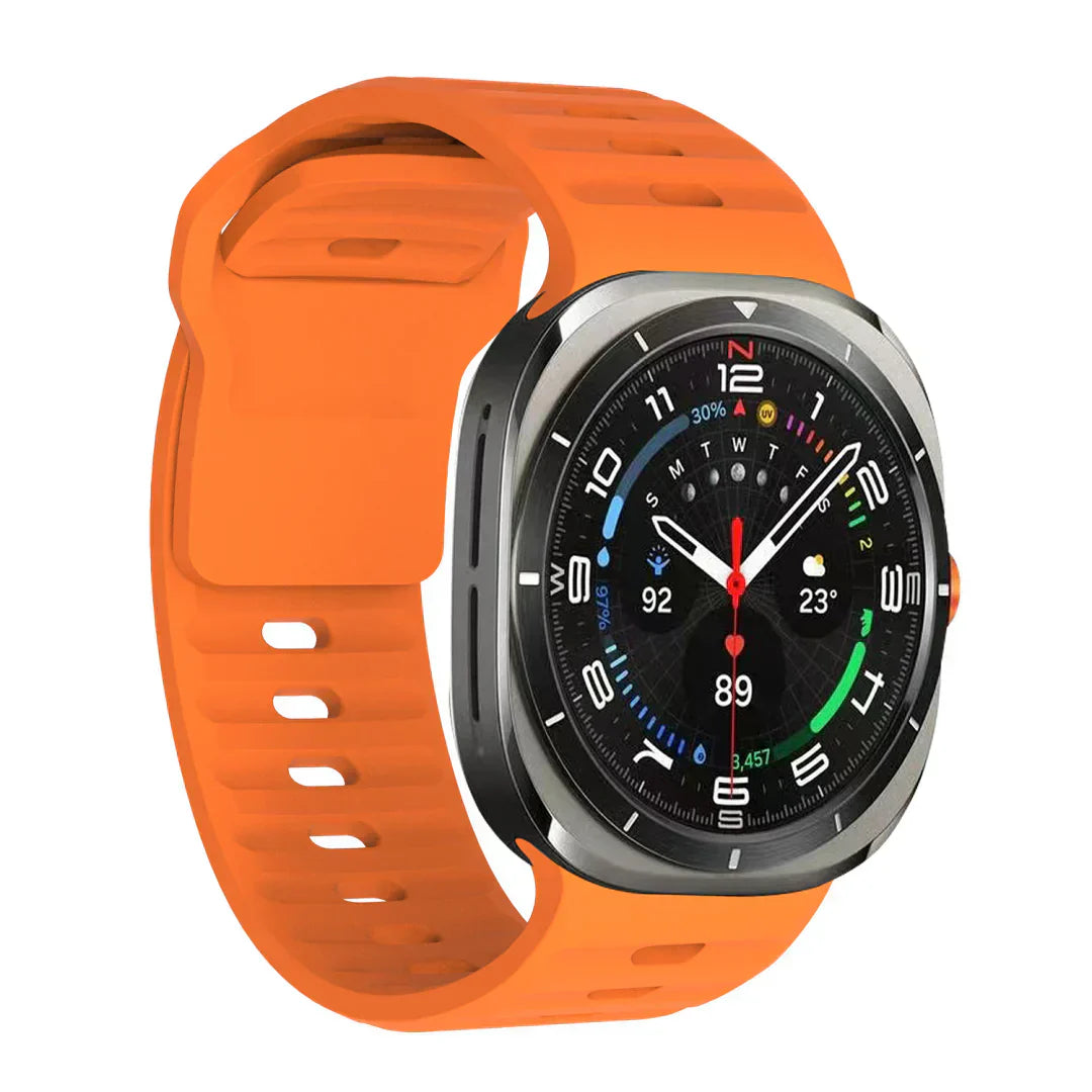 Kirrea Silikonarmband für Galaxy Watch Ultra schlankes Uhrenarmband