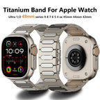 Tali Titanium Aureon Dengan Kunci Kupu-Kupu Untuk Apple Watch Ultra 1/2