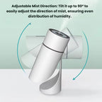 Aerolite Rechargeable Ultrasonic Humidifier For Travel With LED Glow