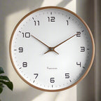 Kivara Wall Clock With Nordic Minimal Design In Light Natural Wood For Home And Office