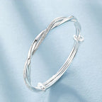 Braided Sterling Silver Bracelet From Timeless Elara For Women