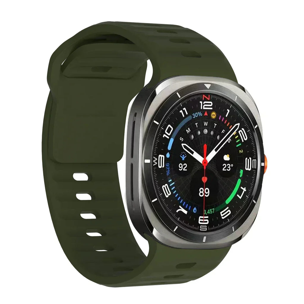 Kirrea Silikonarmband für Galaxy Watch Ultra schlankes Uhrenarmband