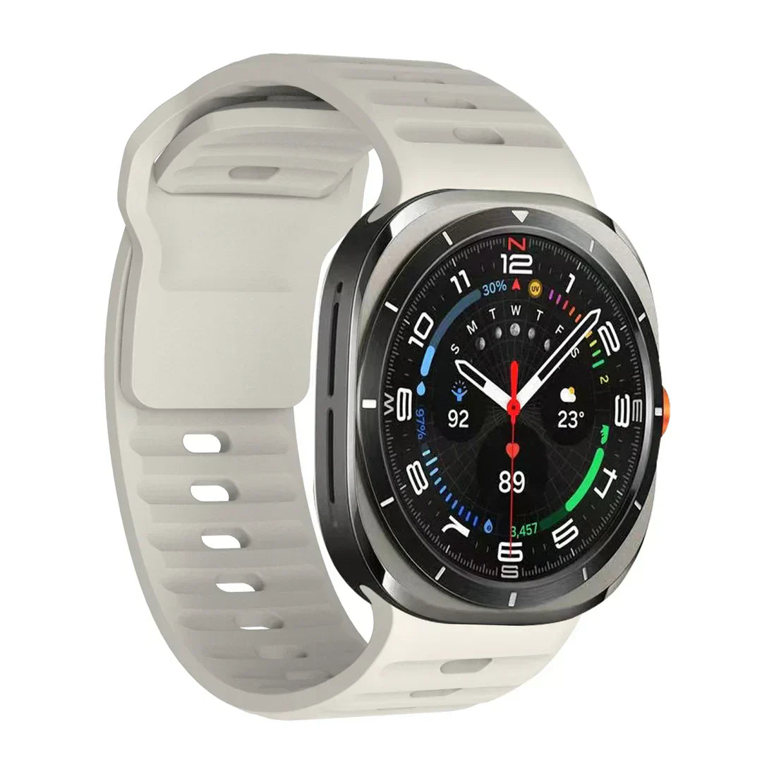 Kirrea Silikonarmband für Galaxy Watch Ultra schlankes Uhrenarmband
