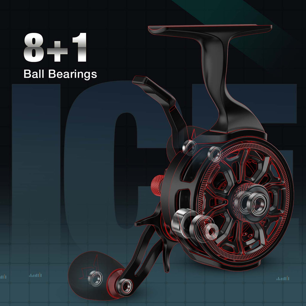 Piscifun ICX Carbon Reel For Ice Fishing Featuring Magnetic Drop And Structure Upgrade