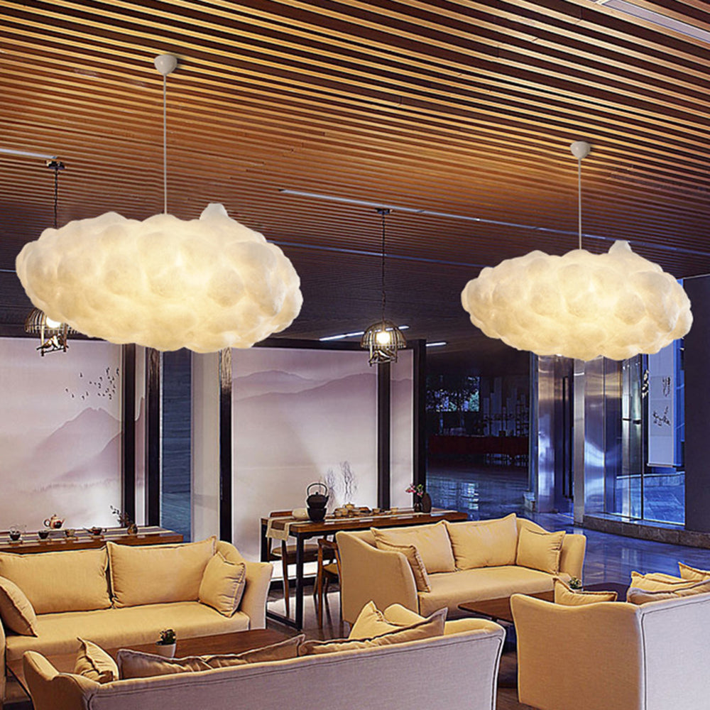 מנורת תלייה LED AstraLumen Cloud לעיצוב פנים מודרני
