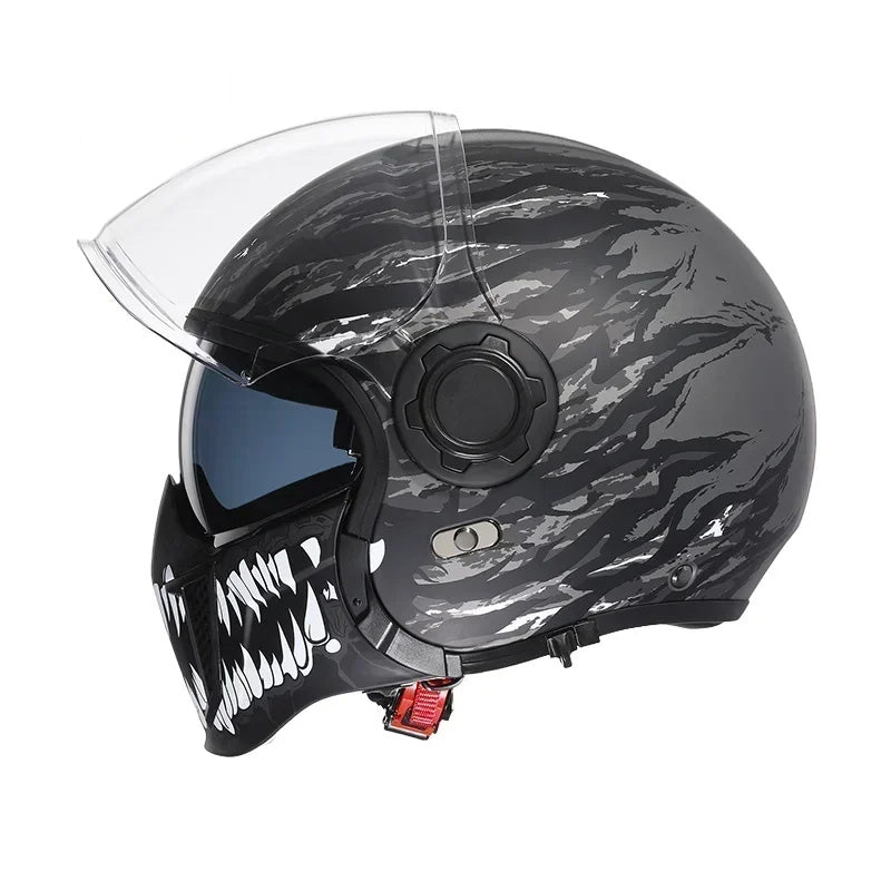 AstraGuard Modular Helmet With Dual Visor And DOT ECE Certification