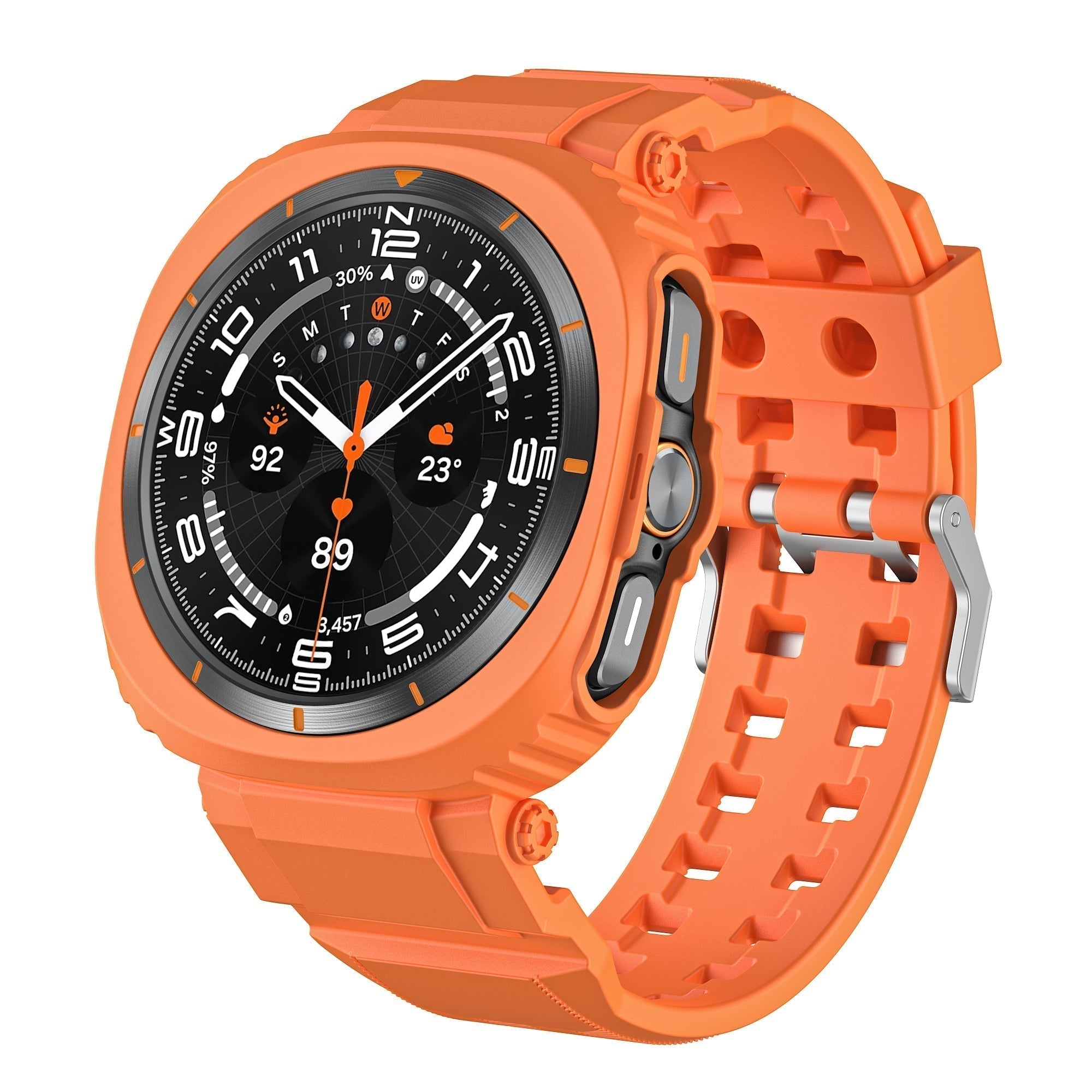 FlexTone Sport TPU Band With Case For Samsung Galaxy Watch Ultra 47mm