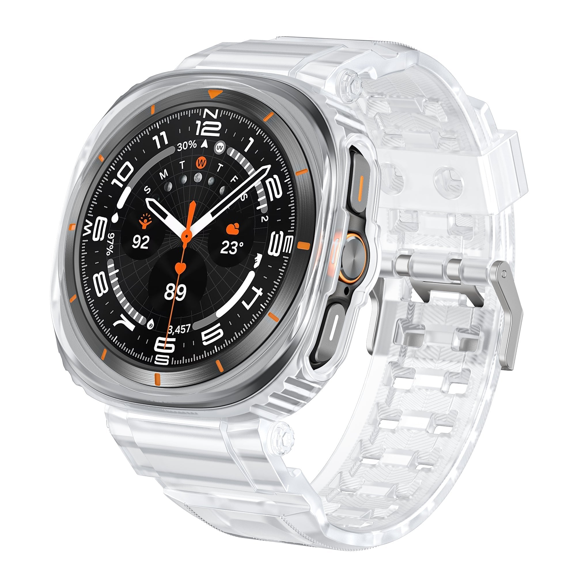 FlexTone Sport TPU Band With Case For Samsung Galaxy Watch Ultra 47mm