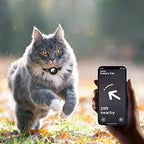 Asterra Reflekterande Halsband för Katter med Snabbkoppling för GPS-fäste för Nattspårning