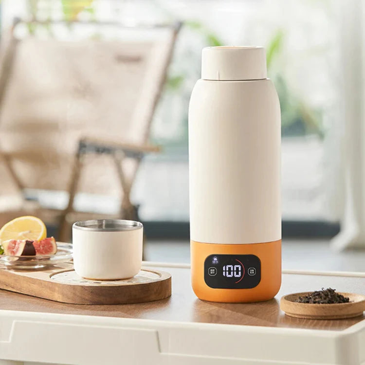 Portable Smart Heating Bottle for Clean Hot Water and On-the-Go Brewing