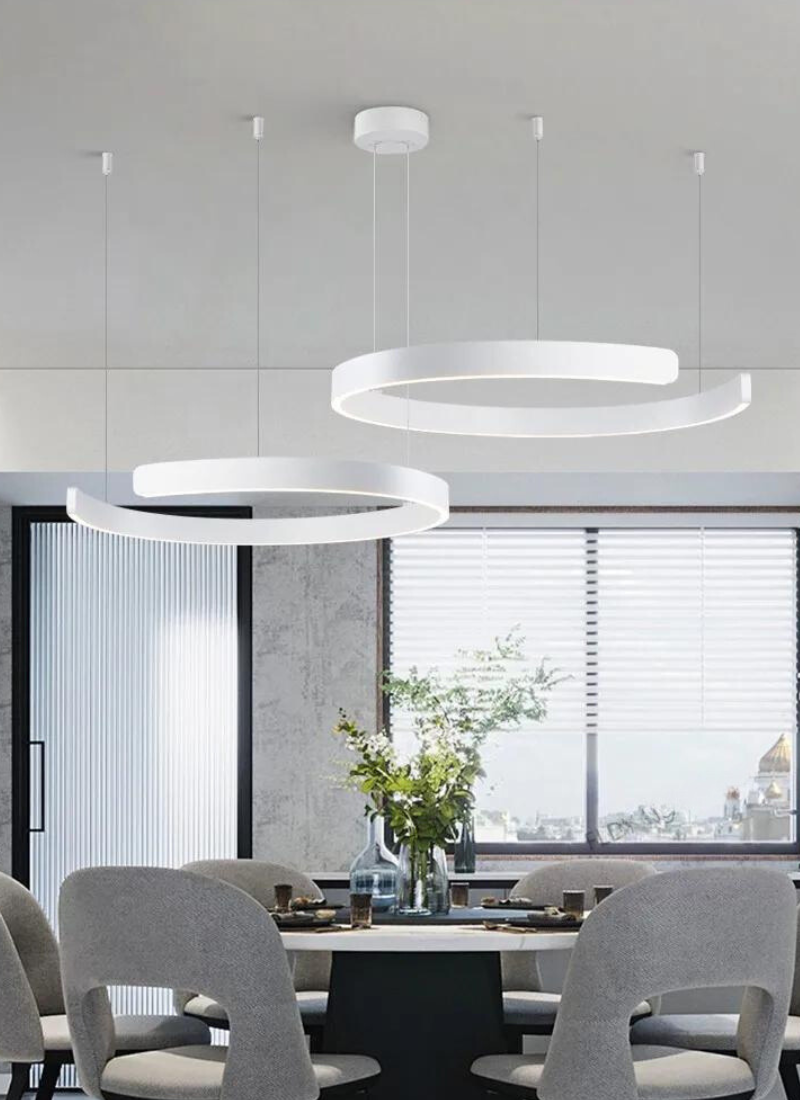 AerisGlow Modern Round LED Ceiling Chandelier For Living Room