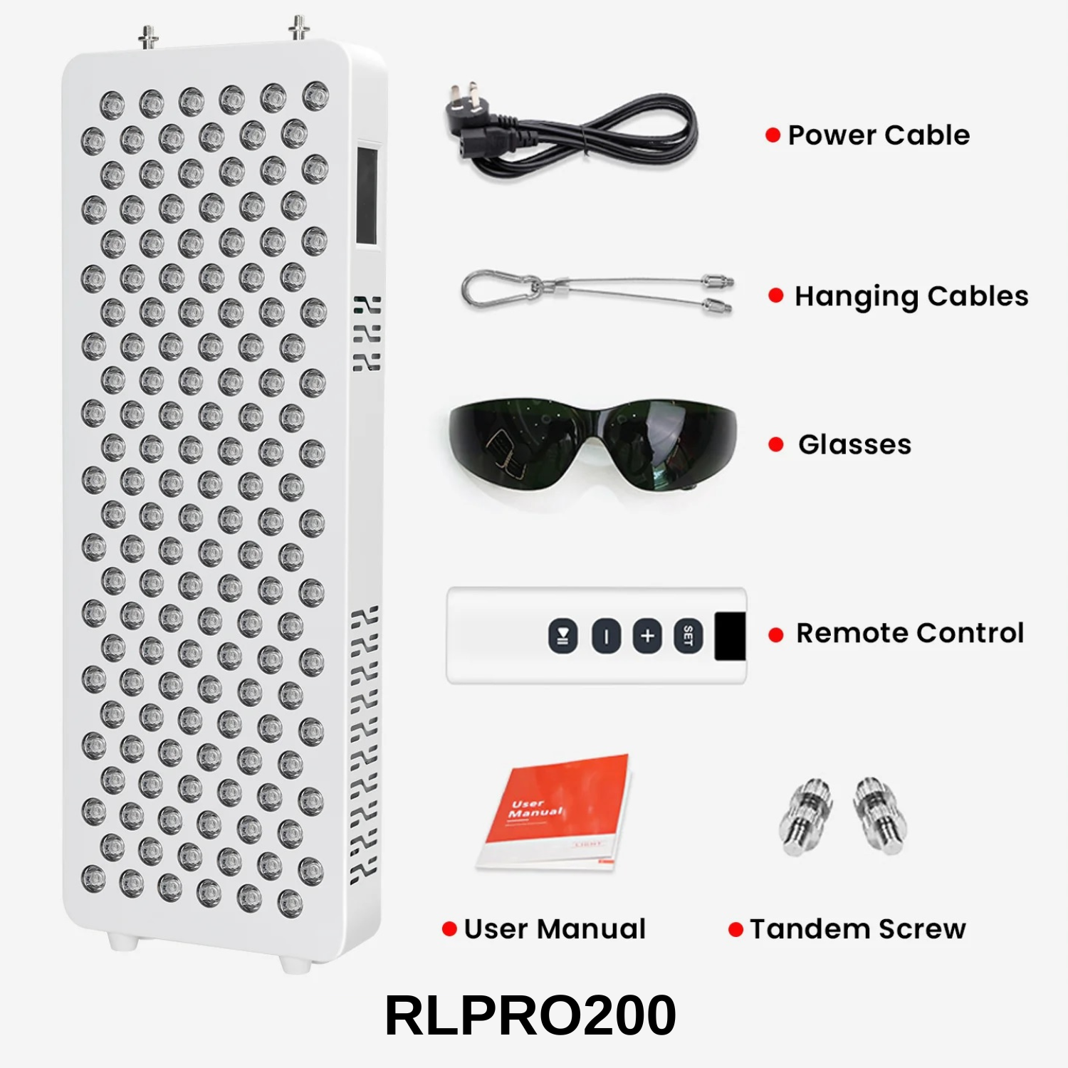 RLPRO Nine Wave Red Light Panel For Skin Health At Home