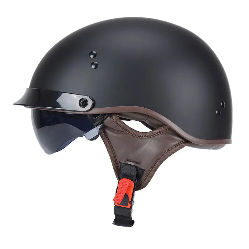 AeroShield Street Riding Helmet With Sunglasses Style UV Visor DOT Approved