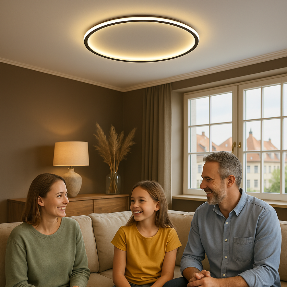 Lampu Siling LED Boleh Laras SkagaNova Nordic Dalam Putih Hangat