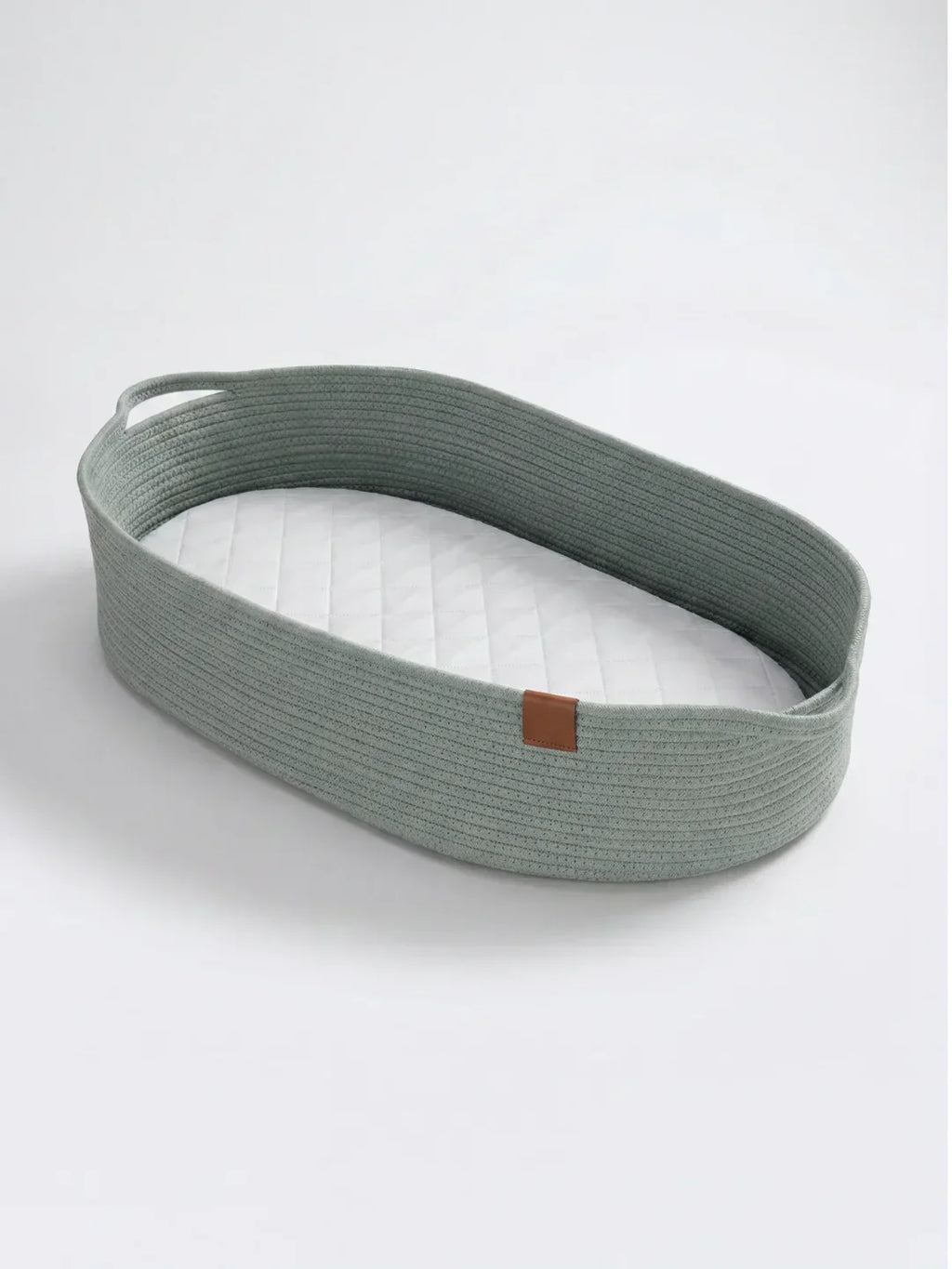 Portable Cotton Rope Baby Changing Basket with Pad