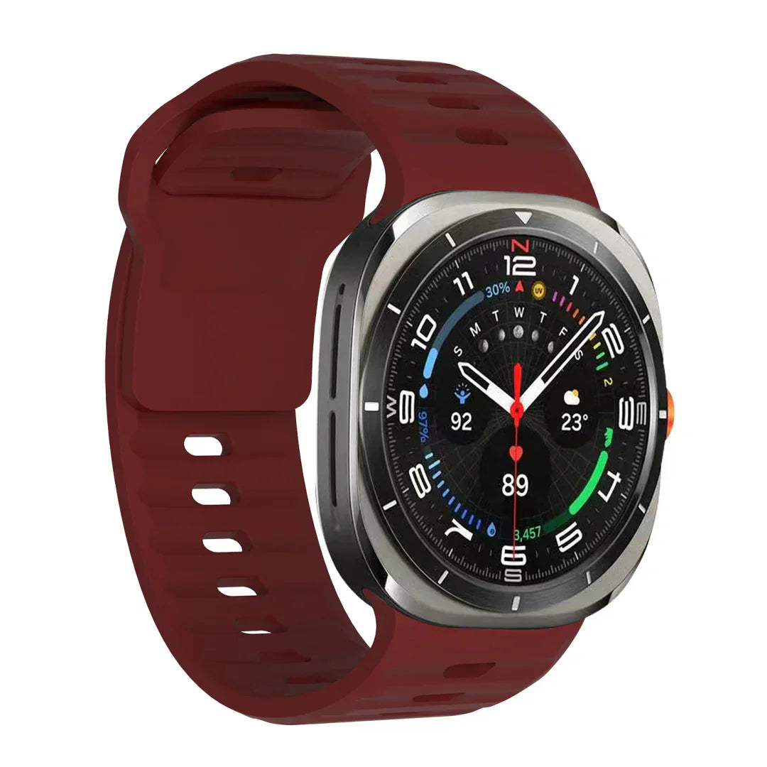 Kirrea Silikonarmband für Galaxy Watch Ultra schlankes Uhrenarmband