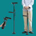 TrailEase Telescoping Cane With LED Light And Alarm