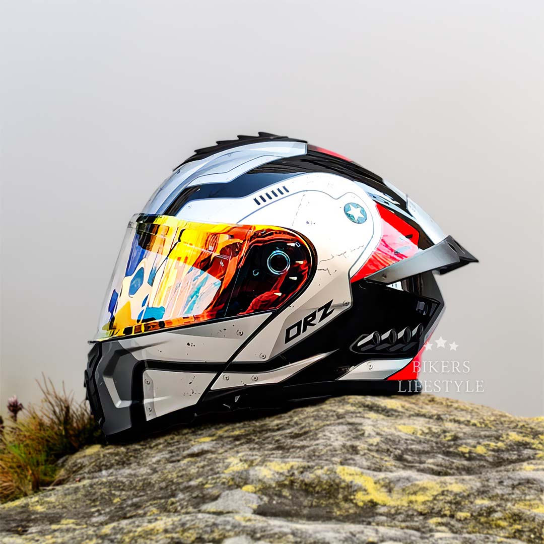 ORZ Modular Helmet With Dual Lens System DOT And ECE Certified