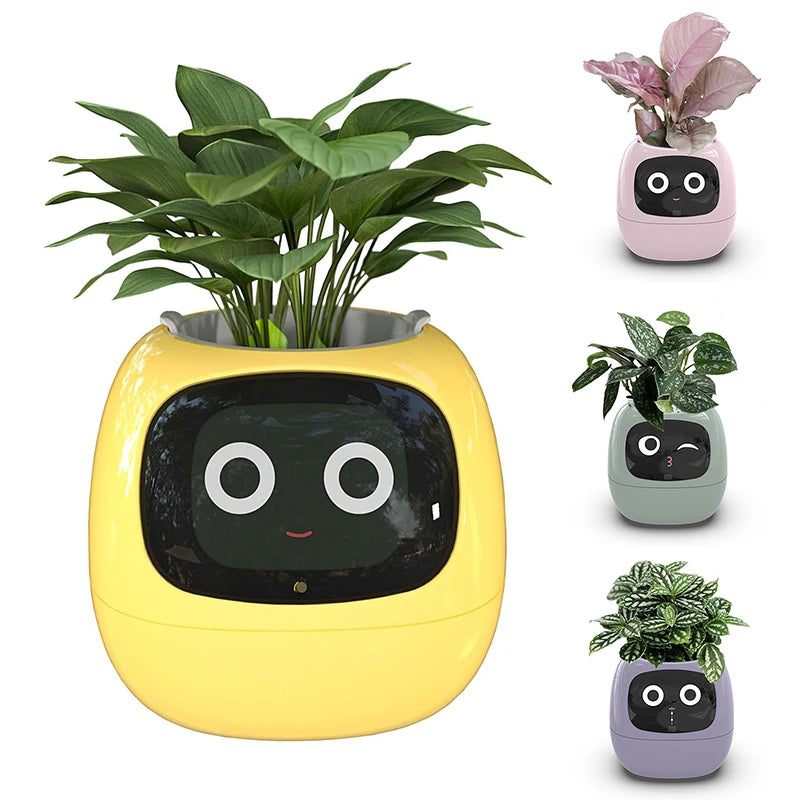 AI Powered Smart Planter With Seven Sensors For Living Room Plant Care