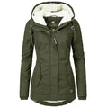 Nordhaven Women's Quilted Waterproof Winter Coat With Hood