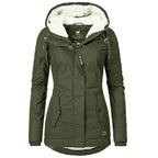 Nordhaven Women's Quilted Waterproof Winter Coat With Hood