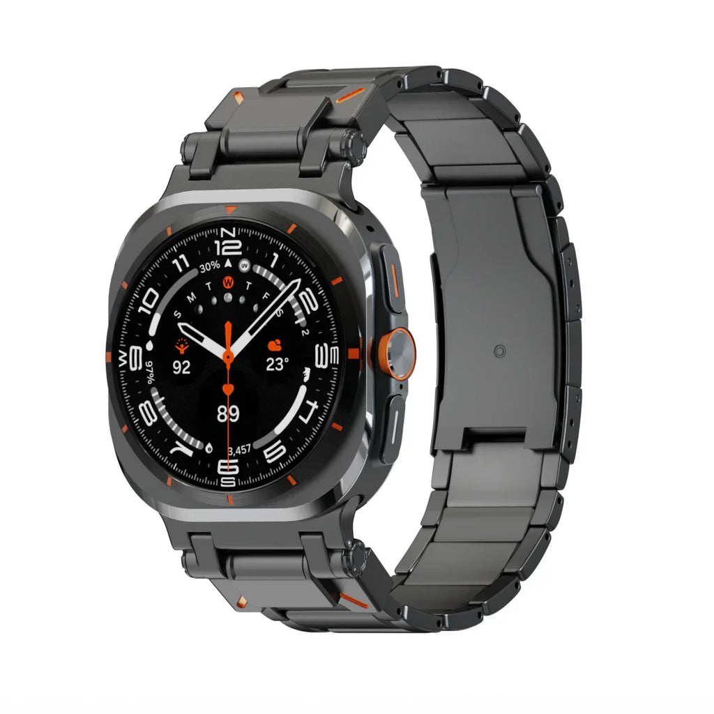 Tali Titanium Oleh Voyager Untuk Samsung Galaxy Watch Ultra
