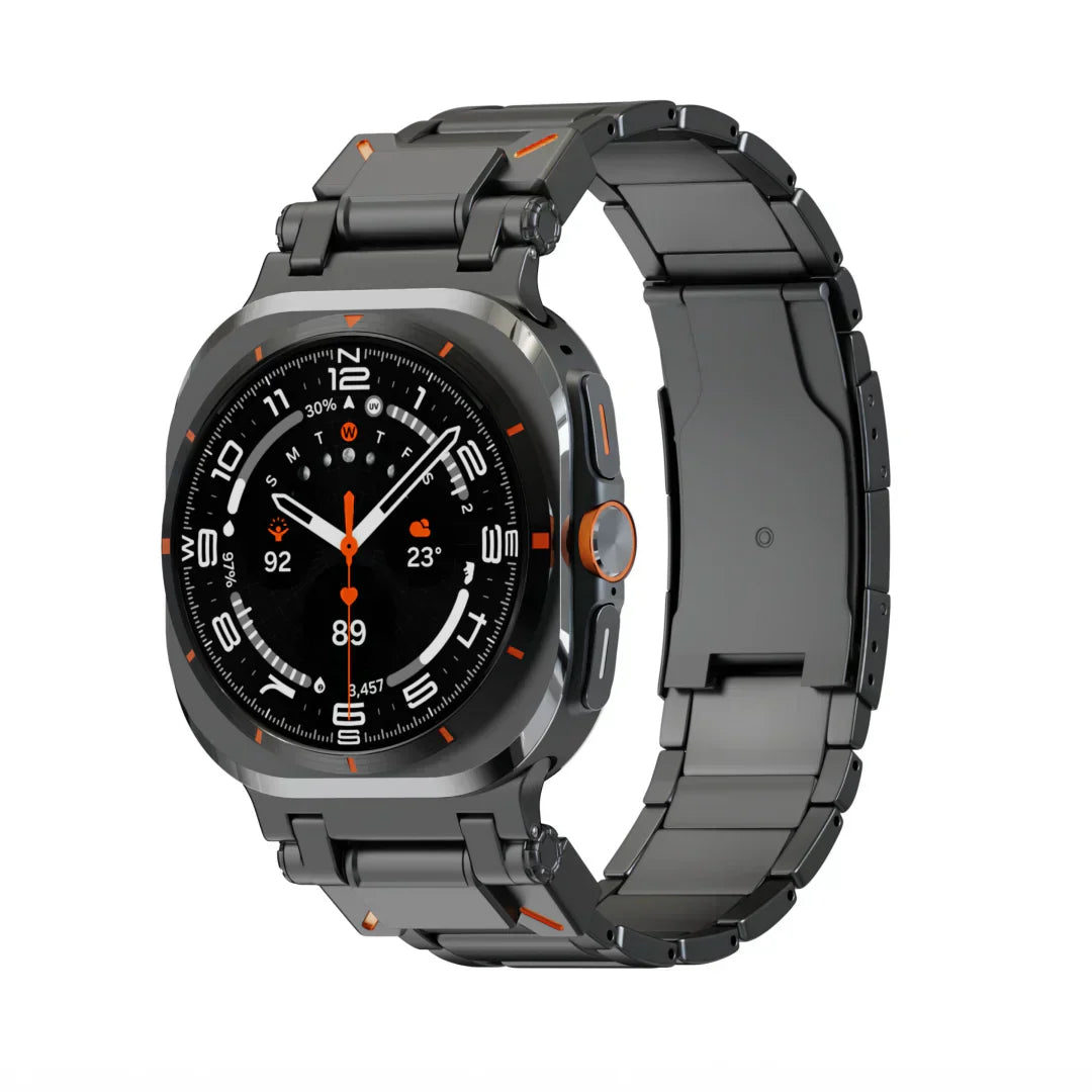 Tali Titanium Oleh Voyager Untuk Samsung Galaxy Watch Ultra