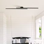 Minimalist Aluminum LED Ceiling Light By LumenVale For Living Rooms Design