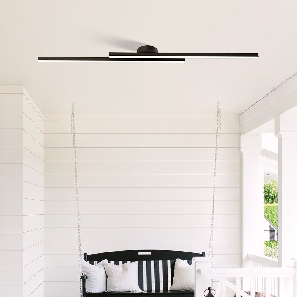 Minimalist Aluminum LED Ceiling Light By LumenVale For Living Rooms Design