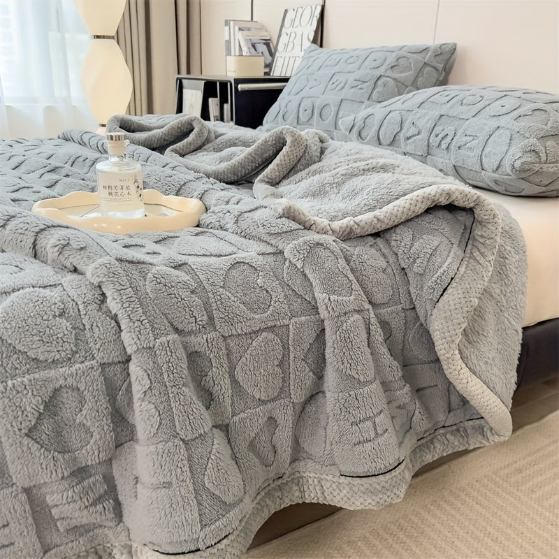 SnugLoom Cozy Fleece Blanket For Warmth And Home Comfort