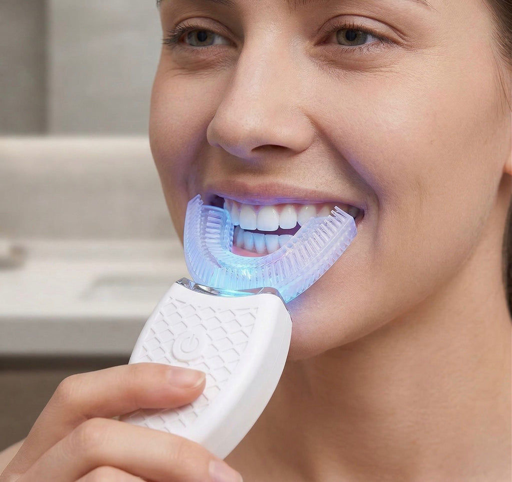 360 Degree Ultrasonic Smart Toothbrush With Hands Off Whitening And Deep Clean