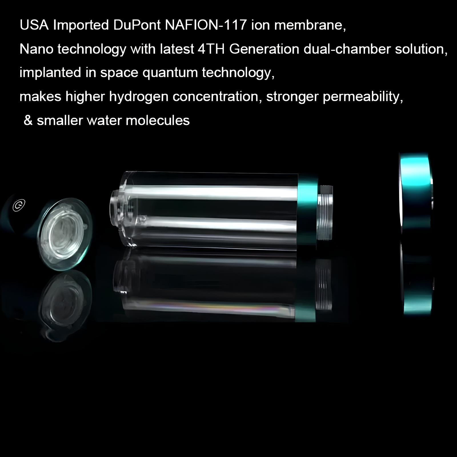 NovaHydro Elite 5000ppb Water Bottle Hydrogen Ionizer