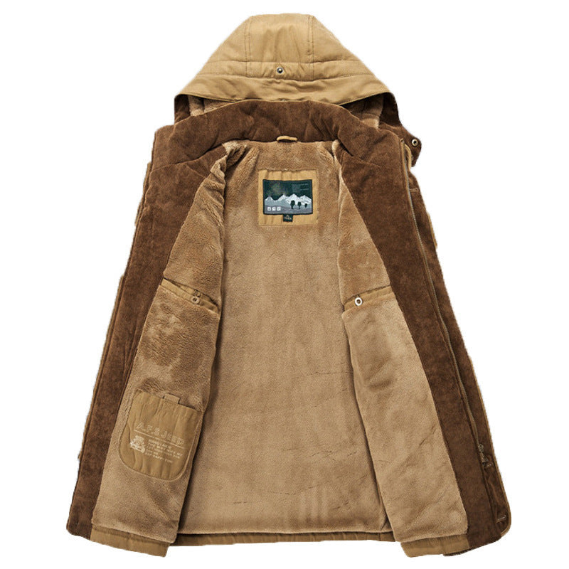 ArdentVale Winter Parka For Men With Plush Warmth And Soft Lining