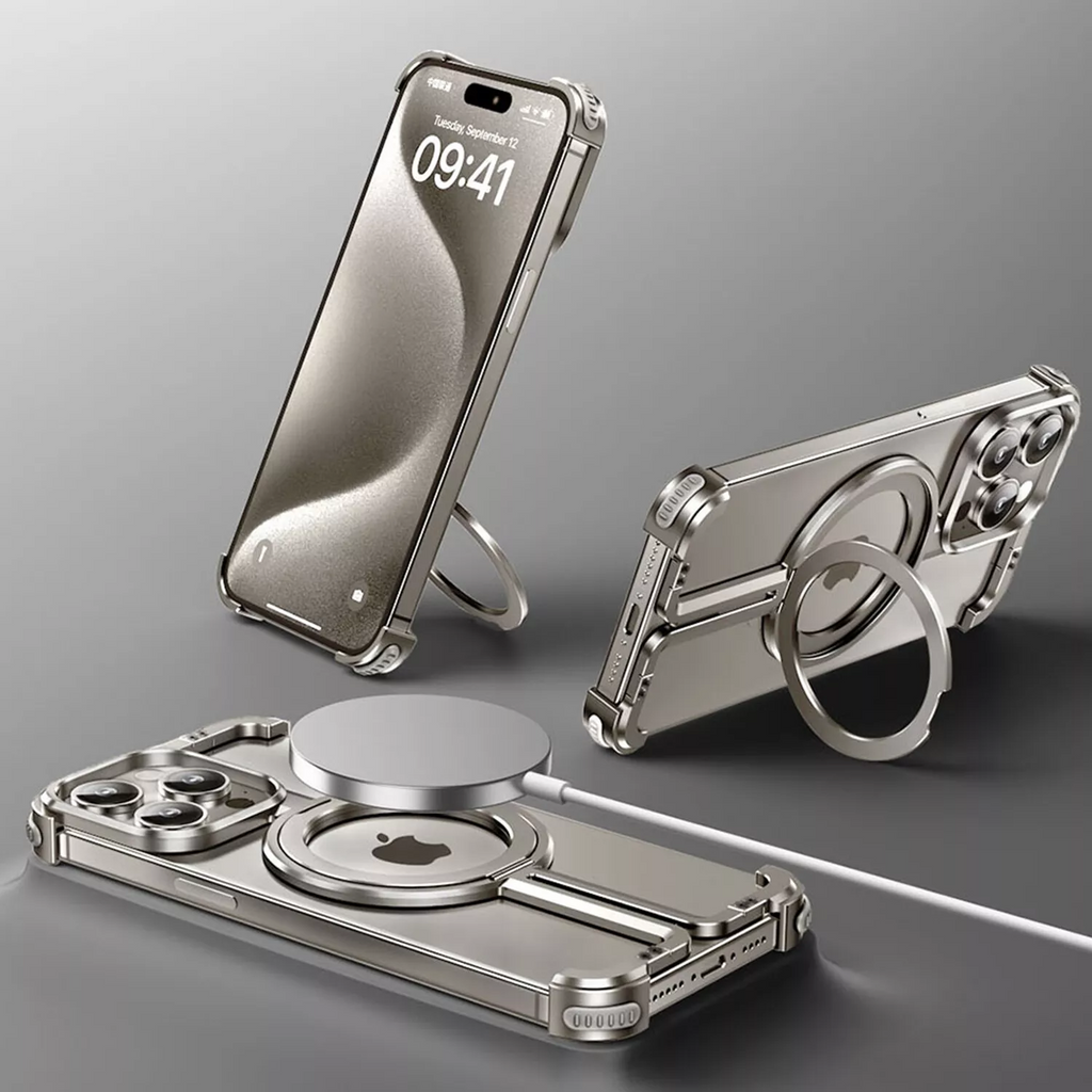 Quellio 钛合金 EvoBorder MagSafe 保护壳 适用于 iPhone