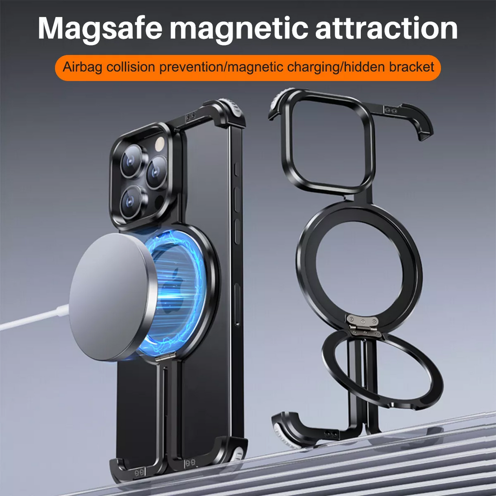 Quellio 钛合金 EvoBorder MagSafe 保护壳 适用于 iPhone