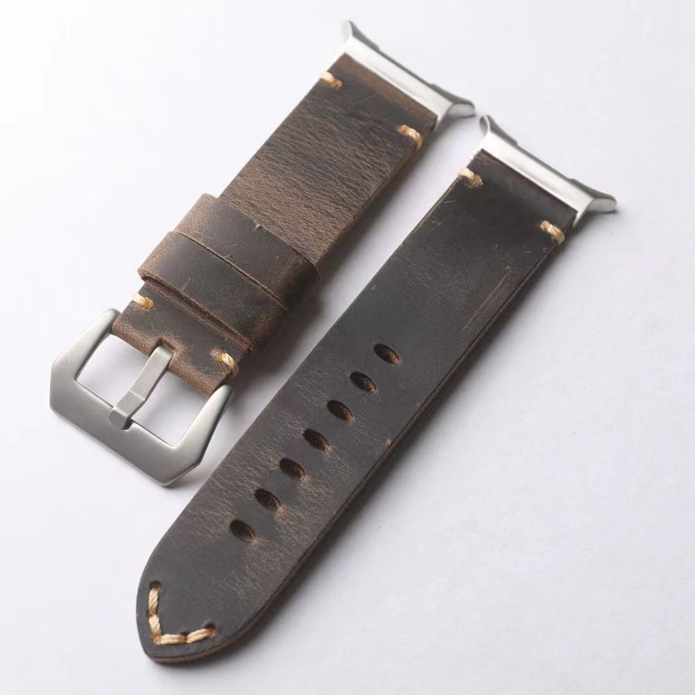 Ardentora Leather Band With Vintage Look For Samsung Watch Ultra