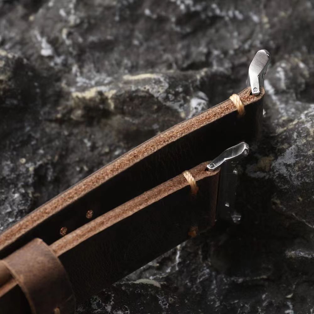 Ardentora Leather Band With Vintage Look For Samsung Watch Ultra