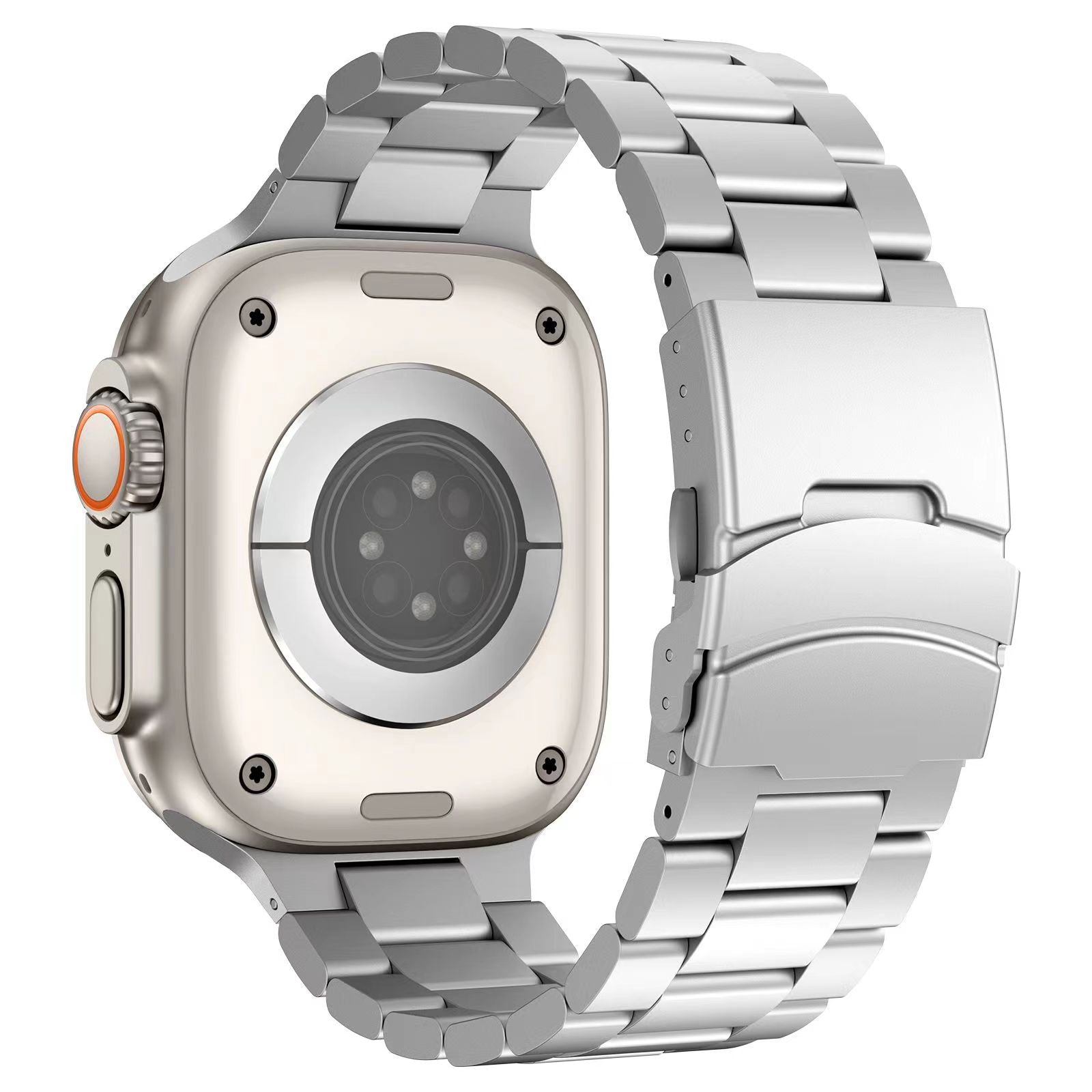 Kestrel 钛合金表带，配备增强安全扣，适用于 Apple Watch
