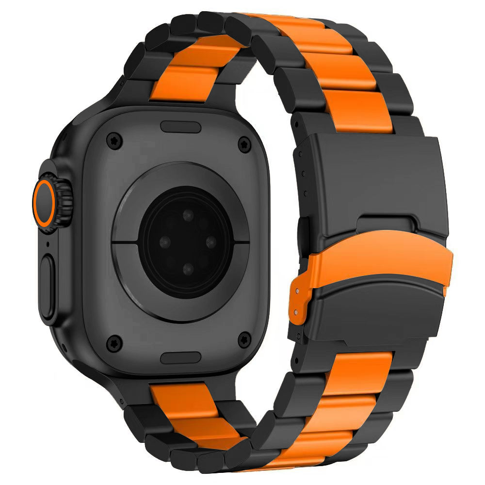 Kestrel 钛合金表带，配备增强安全扣，适用于 Apple Watch