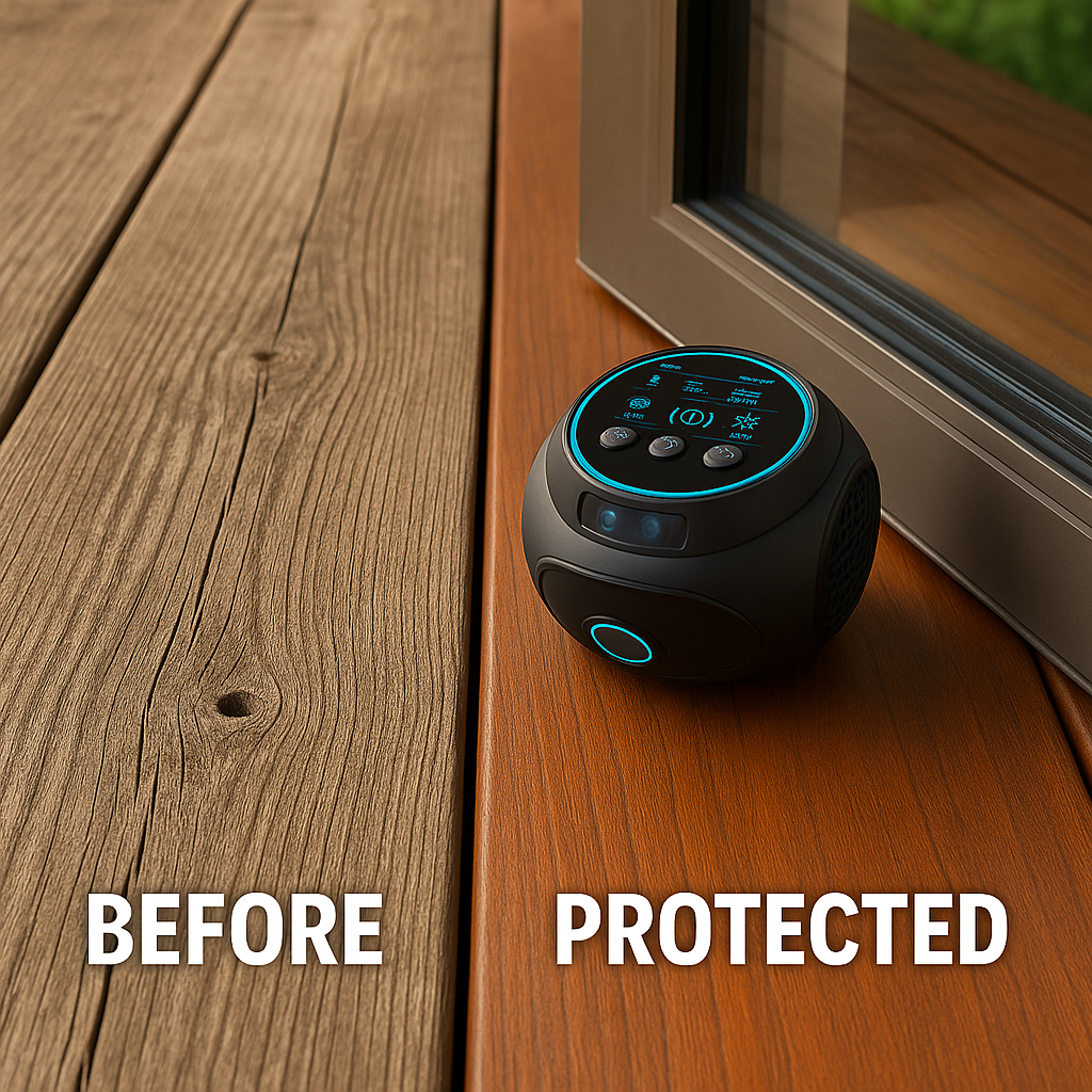 Breevo Ultrasonic Insect Repellent For Bees And Wasps With All Around Coverage