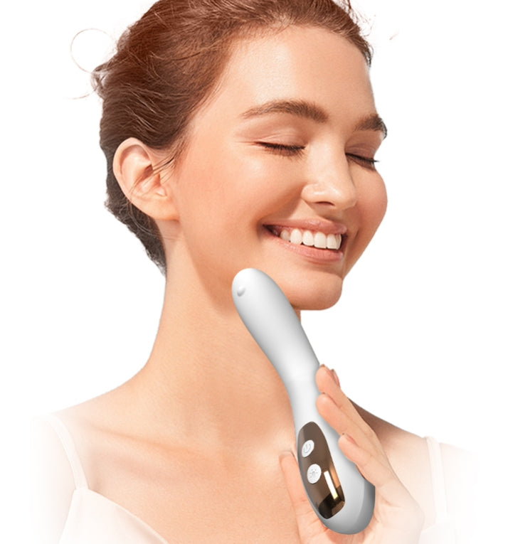 Varita de terapia de luz vibratoria para mujer con temporizador inteligente