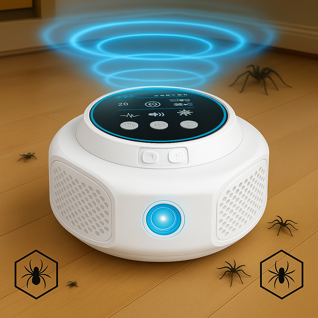 Arava Chemiefreier Ultraschall-Stecker-Spinnenvertreiber für Zuhause