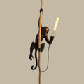 Luz de Teto com Macaco Jungle Buddy e Corda de Juta