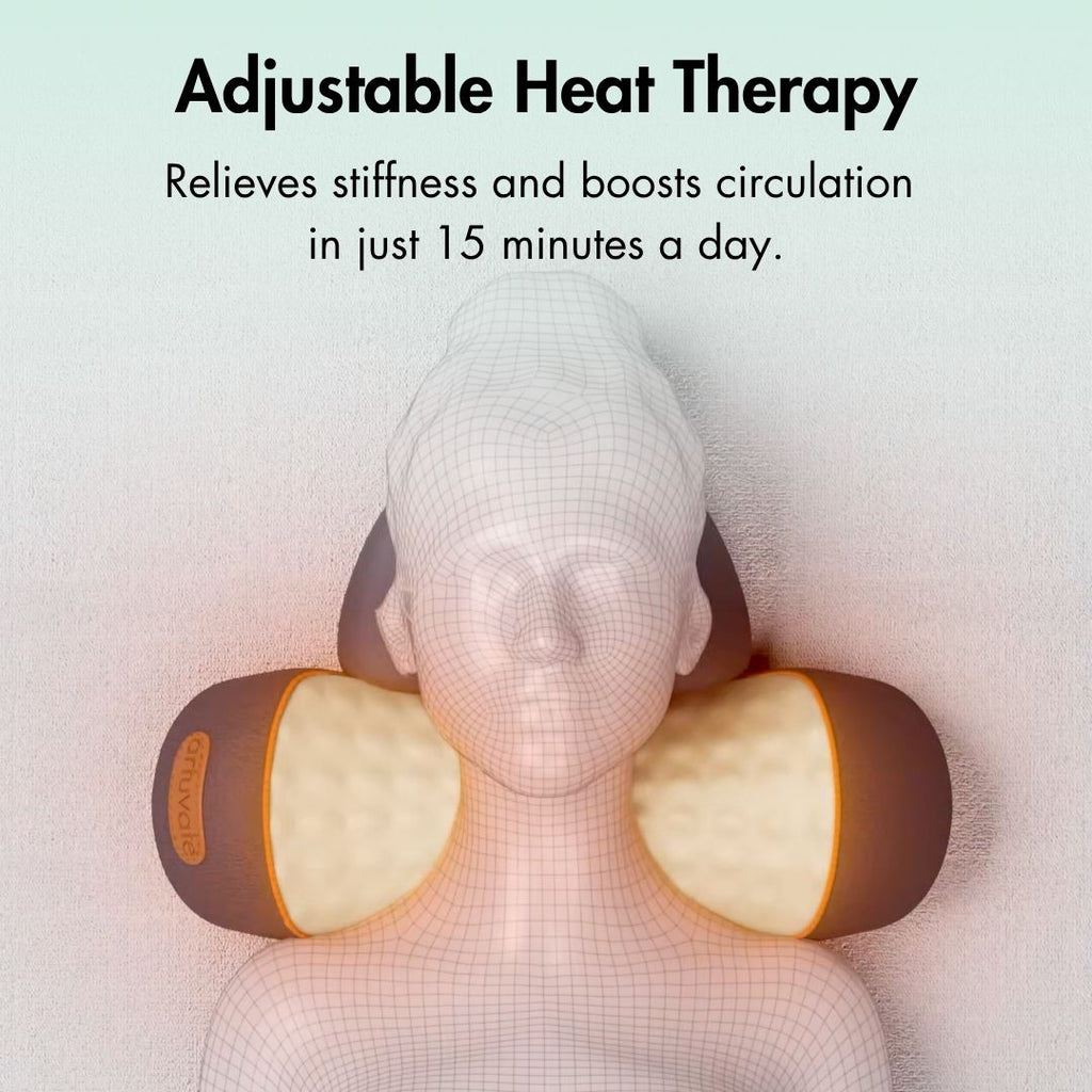 Heat And Vibration Neck Massager With Posture Support
