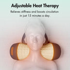 Heat And Vibration Neck Massager With Posture Support