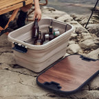 Sammenklappelig opbevaringskasse til camping for campister, holdbar organizer