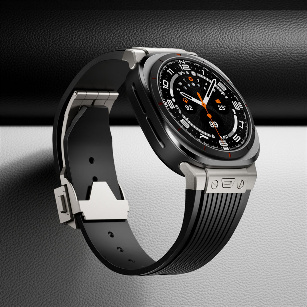 Bracelet en Silicone Épuré Mavero Pour Samsung Watch Ultra