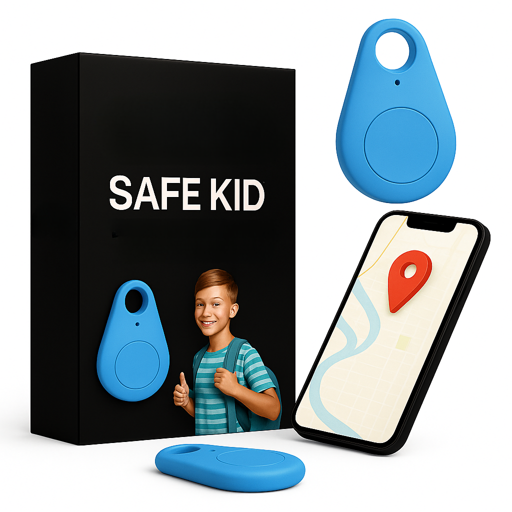 KidiSafe GPS Locator For Kids With Live Location And SOS Waterproof