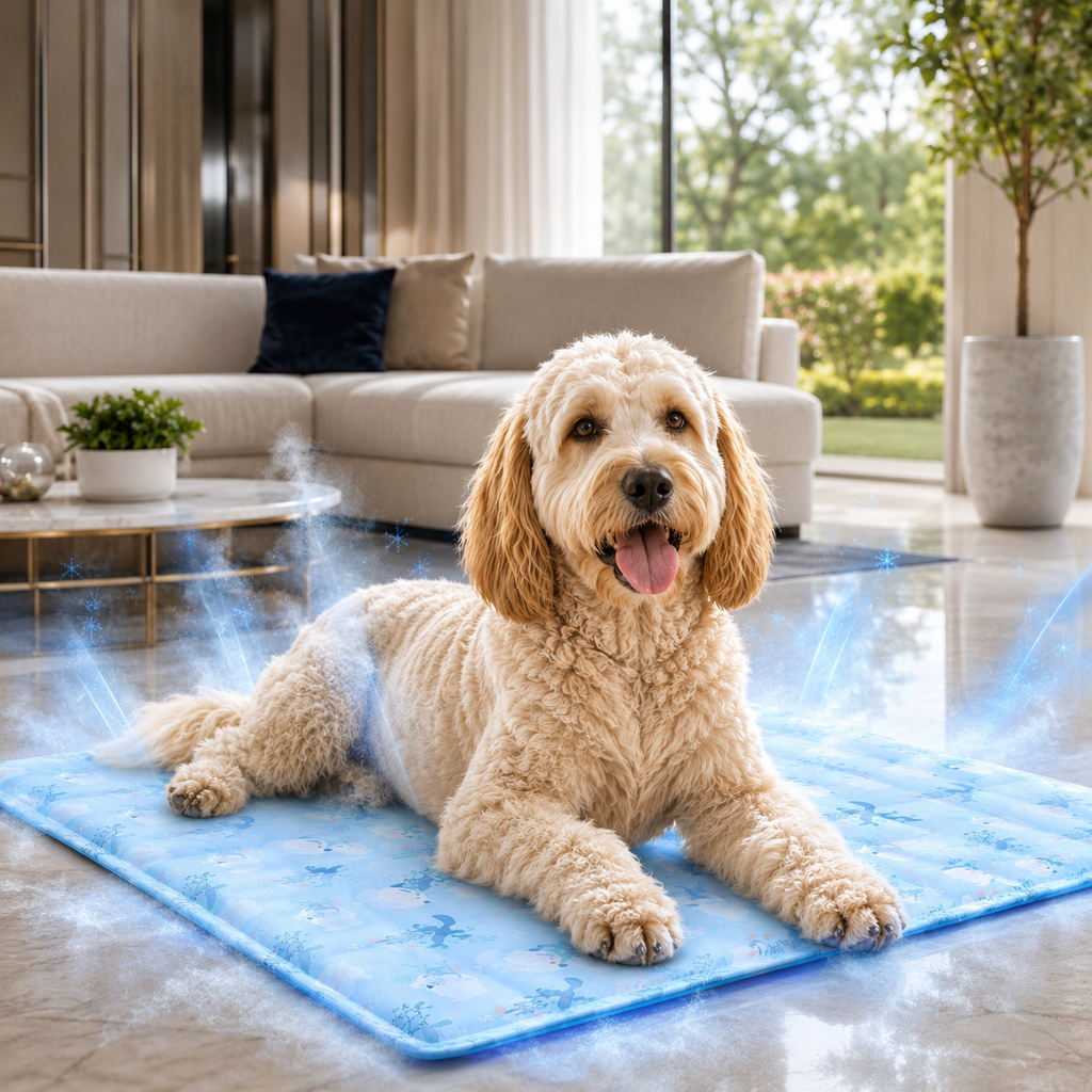 ChillPaws kæledyrsafkølingsmåtte med gel, selvafkølende pude til hunde og katte